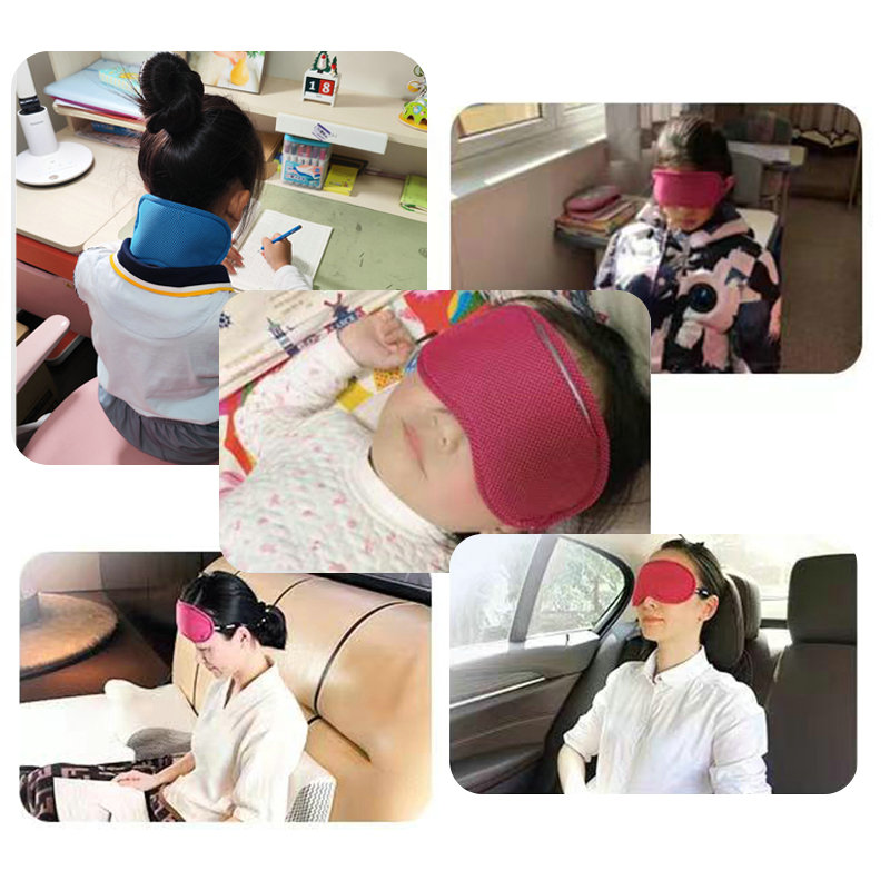 Verstelbaar en pijnvrij hoofdband Memory Foam oogmasker